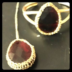 Necklace & matching ring